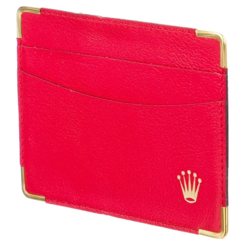 Rolex Leather Card Holder